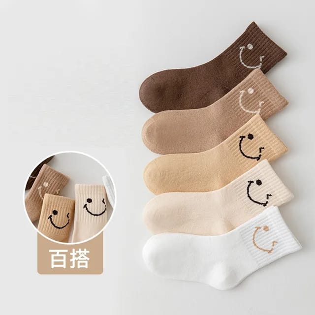 cotton smile cute sock